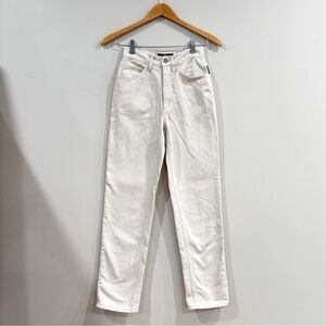 Istante by Versace Cream High Rise Jeans Women’s 24W 30L IT38 Made in Italy